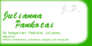 julianna pankotai business card